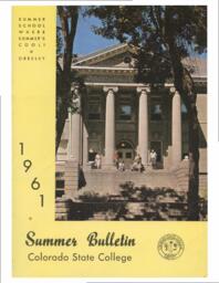 1961 - Colorado State College Summer Bulletin, series 61, no. 2